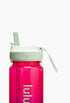 Geranium Pink/Galactic Cobalt/Ocean Air - Back to Life Clear Bottle 24oz Straw Lid - GLAM MODA